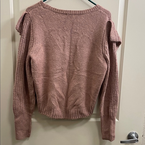 Urban Outfitters Mauve Ruffle Sweater - Picture 4 of 7